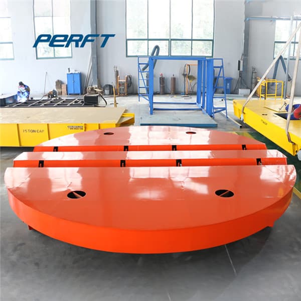 turntable transfer cart for mechanical equipment workshop 80 ton